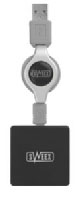 Sweex 4-port USB Hub Jet Black (US030)